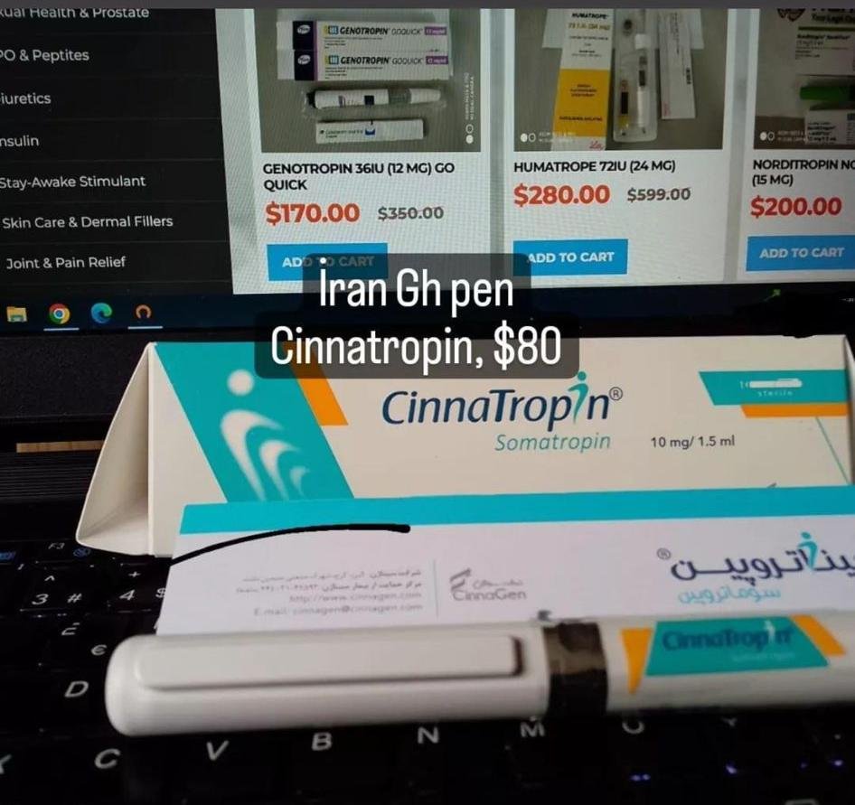 Cinnatropin 10 mg (30 IU) HGH Growth Hormone